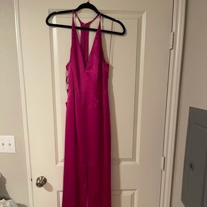 NWT Magenta Aidan Mattox gown